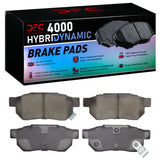 DFC 85-14 Honda Prelude Rear 4000 Hybridynamic Brake Pads - 4000-0374-00