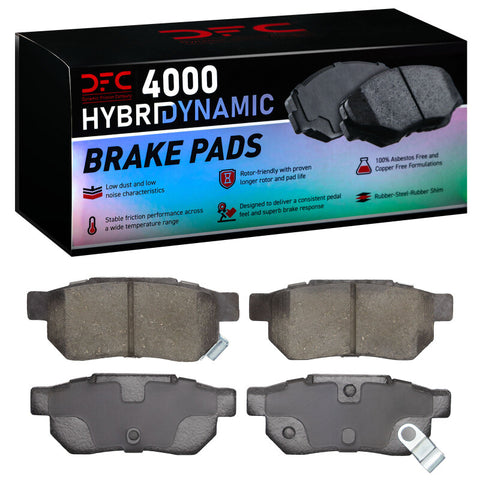 DFC 85-14 Honda Prelude Rear 4000 Hybridynamic Brake Pads - 4000-0374-00