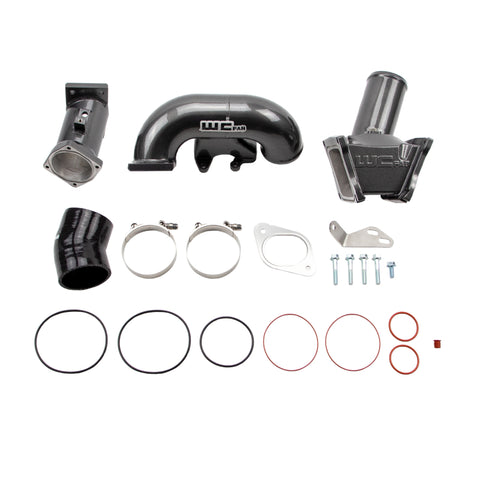 Wehrli 2007.5-10 Chevrolet Duramax LMM 3in. Y-Bridge Kit - Chevy Orange - WCF100164-CRO