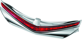 Kuryakyn L.E.D. Rear Fender Tip 12-17 GL1800 Chrome Red Lens - 3236