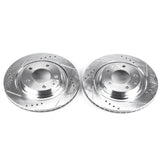 Power Stop 93-95 Mazda RX-7 Rear Evolution Drilled & Slotted Rotors - Pair - JBR761XPR