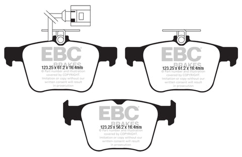 EBC 2018+ Audi TT RS Quattro 2.5L Turbo Bluestuff Rear Brake Pads - DP52295NDX