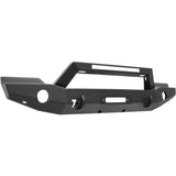Westin 07-18 Jeep Wrangler JK WJ2 Full Width Front Bumper w/LED Light - Tex. Blk - 59-80055