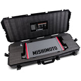 Mishimoto Universal Carbon Fiber Intercooler - Matte Tanks - 450mm Gold Core - S-Flow - C V-Band - MMINT-UCF-M4G-S-C