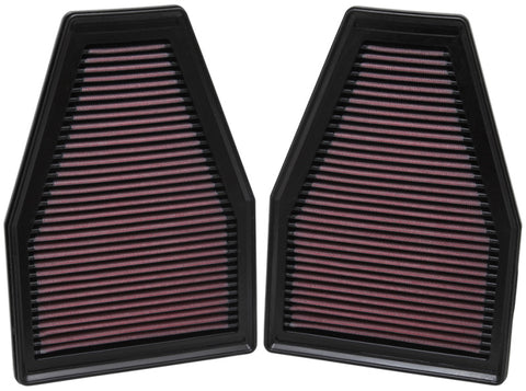 K&N Replacement Air Filter 12-13 Porsche 911 3.4L / 12 911 3.8L / 13 911 3.6L / 13 911 Carrera 3.8L - 33-2484