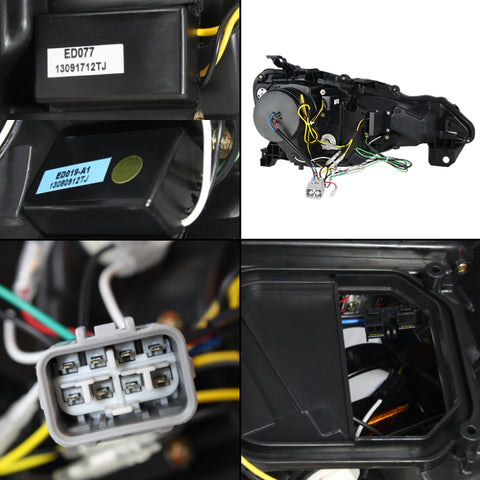 Spyder Subaru BRZ 12-14 Projector Headlights- DRL LED Black PRO-YD-SUBRZ12-BK - 5075475