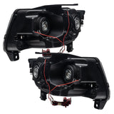 Oracle 11-13 Jeep Grand Cherokee SMD HL (Non-HID)-Chrome - ColorSHIFT w/ BC1 Controller - 7070-335