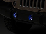 Raxiom 07-18 Jeep Wrangler JK Axial Series 4-In LED Fog Lights w/ RGB Halo - J143371