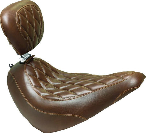 Mustang Harley Sissy Bar Pad (6.5 inch x 6 inch) - Black - 75633