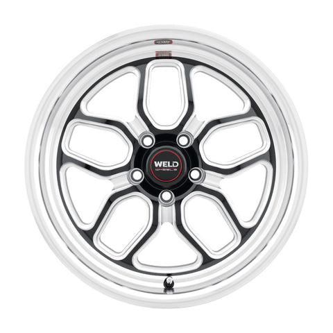 Weld S107 17X9 Laguna 5X120.65 ET45 BS6.8 Gloss Black MIL Dia 70.3 - S10779062P45