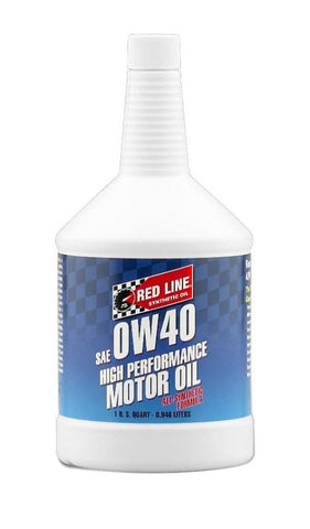 Red Line 0W40 Motor Oil - Quart - 11104