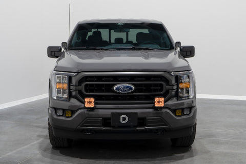 Diode Dynamics 21-22 Ford F-150 SS5 Bumper LED Pod Light Kit - Pro White Combo - DD7330
