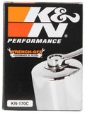K&N Harley-Davidson 3in OD x 4.063in H Chrome Oil Filter - KN-170C
