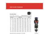 Grams Performance Audi/VW VR6 (12v) 1000cc Fuel Injectors (Set of 6) - G2-1000-0901