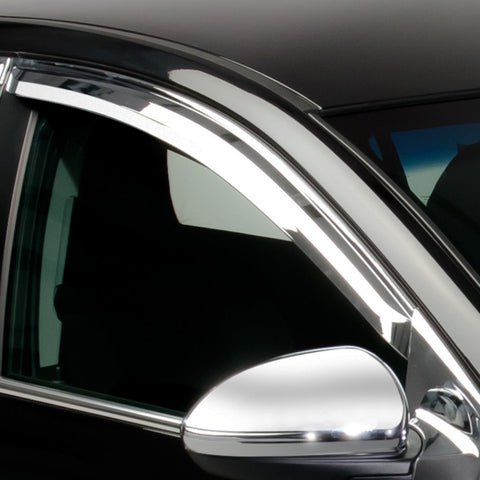 Putco 07-12 Dodge Caliber (Front Only) Element Chrome Window Visors - 480140