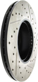 StopTech 9/07-09 BMW 328 Slotted & Drilled Right Front Rotor - 127.34108R