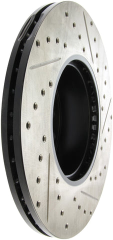 StopTech 9/07-09 BMW 328 Slotted & Drilled Right Front Rotor - 127.34108R