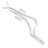 Stainless Works 2004 GTO 3in Catback Chambered Mufflers X-Pipe Slash Cut Tips - GTOTOLTMDT