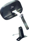 Mustang 08-21 Harley FL Touring Driver Backrest Kit - Black - 79067