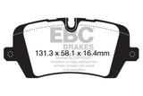 EBC 13+ Land Rover Range Rover 3.0 Supercharged Extra Duty Rear Brake Pads - ED92161