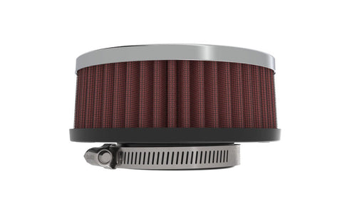 K&N Universal Chrome Filter 2.438in Flange ID x 5.125in OD x 2in H - RC-0850