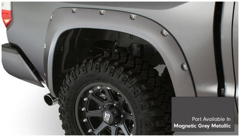 Bushwacker 16-18 Toyota Tundra Fleetside Pocket Style Flares 4pc - Magnetic Grey - 30918-63