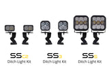 Diode Dynamics 2022 Toyota Tundra SS3 Pro Stage Series Ditch Light Kit - Yellow Combo - DD7396