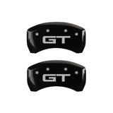MGP Rear set 2 Caliper Covers Engraved Rear 2015/GT Black finish silver ch - 10203R2MGBK