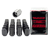 McGard 6 Lug Hex Install Kit w/Locks (Cone Seat Nut) 1/2-20 / 13/16 Hex / 1.5in. Length - Black - 84631