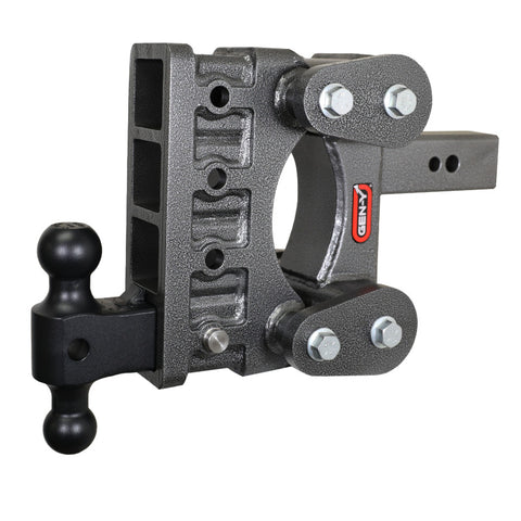 Gen-Y The Boss Torsion-Flex 2.5in Shank 6in Drop 3.5K TW 32K Hitch w/GH-0161 Dual-Ball - GH-2114