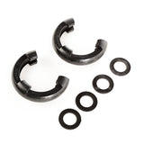 Rugged Ridge Black 3/4in D-Ring Isolator Kit - 11235.30