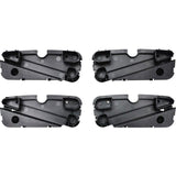 Westin R5 LED Light Kit - 4 End Caps Integrated LED Lights w/ Wiring Harness - Black - 28-51003