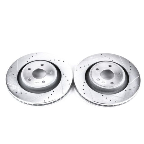 Power Stop 06-10 Jeep Grand Cherokee Front Evolution Drilled & Slotted Rotors - Pair - AR8794XPR