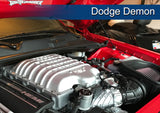 J&amp;L 15-24 Dodge Hellcat/Demon 6.2L Hemi Passenger Side Oil Separator 3.0 - Clear Anodized - 3060P-C