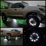 Oracle LED Illuminated Wheel Rings - Double LED - White - 4228-001