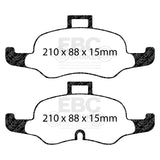 EBC 2019+ Audi TTS Quattro 2.0T Yellowstuff Front Brake Pads - DP42447R