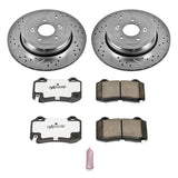 Power Stop 10-16 Hyundai Genesis Coupe Rear Z26 Street Warrior Brake Kit - K6165-26