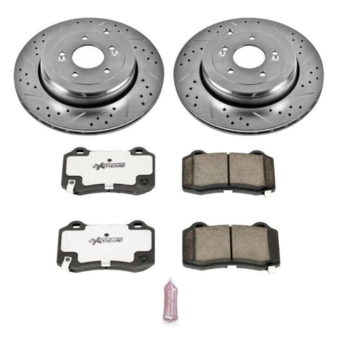 Power Stop 10-16 Hyundai Genesis Coupe Rear Z26 Street Warrior Brake Kit - K6165-26