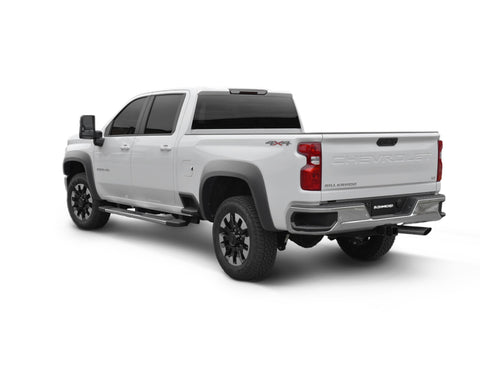 Bushwacker 2020 Chevrolet Silverado 2500 Extend-A-Fender Style Flares Rear 2pc - Black - 40156-02