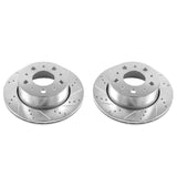 Power Stop 14-19 Ram ProMaster 1500 Rear Evolution Drilled & Slotted Rotors - Pair - AR8395XPR
