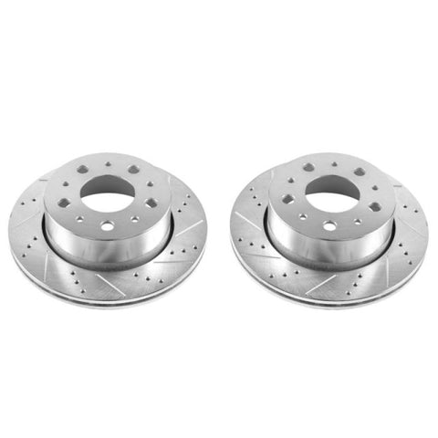 Power Stop 14-19 Ram ProMaster 1500 Rear Evolution Drilled & Slotted Rotors - Pair - AR8395XPR