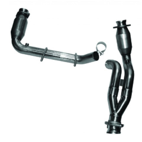 Kooks 09-10 Ford F-150/ Ford Raptor 5.4L 3V 2 1/2in x 2 1/2in OEM Exhaust GREEN Cat Y Pipe - 13503300