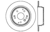 StopTech 04-08 Acura TL / 03-09 Honda Element Slotted & Drilled Left Rear Rotor - 127.40061L