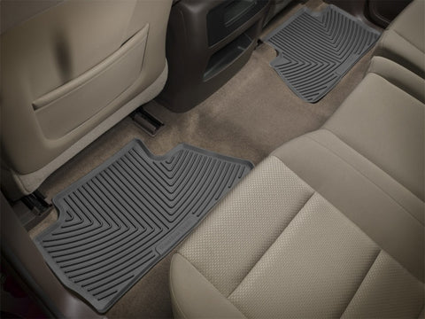 WeatherTech 14+ Chevrolet Silverado Rear Rubber Mats - Black - W311
