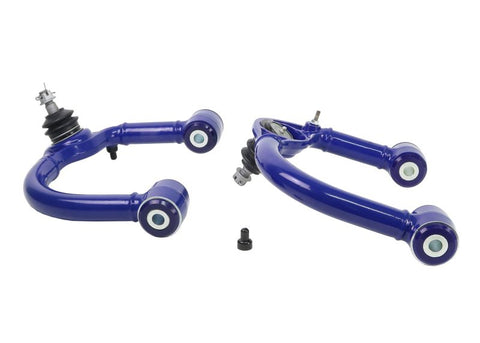 SuperPro 03-23 Toyota 4Runner / 10-23 Lexus GX460 Fixed Offset Front Upper Control Arm Set - TRC6480