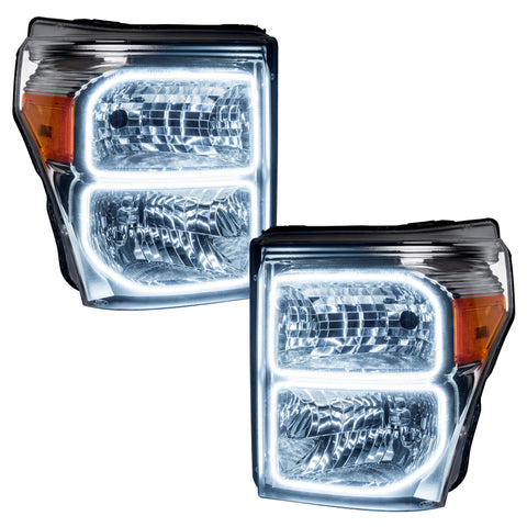 Oracle 11-16 Ford F250/350 LED HL - ColorSHIFT w/ 2.0 Controller - 8158-333
