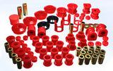 Energy Suspension 89-94 Nissan 240SX (S13) Red Hyper-Flex Master Bushing Set - 7.18106R