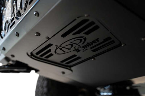 Addictive Desert Designs 2021+ Ford Raptor Bomber Front Bumper w/ 3 Baja Designs LP6 Light Mounts - F210014100103