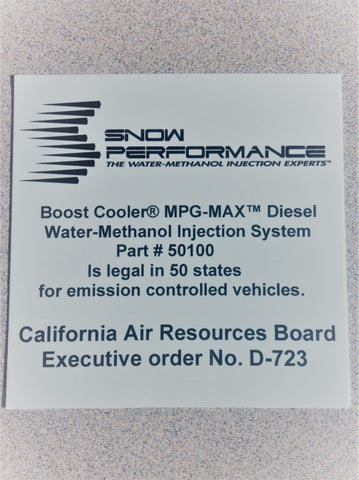 Snow Performance Stg 3 Boost Cooler Water Injection Kit TD (Red Hi-Temp Tubing and Quick Fittings) - SNO-50100