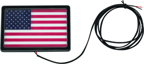 Kuryakyn Freedom Flag LED 4in X 6in Black - 2892
